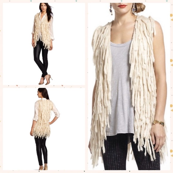 Anthropologie Jackets & Blazers - McGinn Lupita Boho Fringe Vest